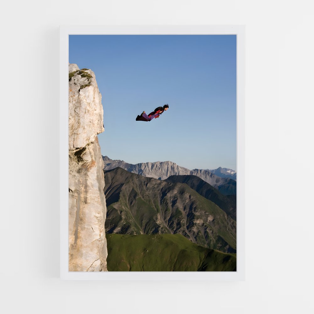Poster L'Art du Vertige – affiche Vol en wingsuit (vue 3)